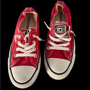 Converse Red and White Women's Sneakers